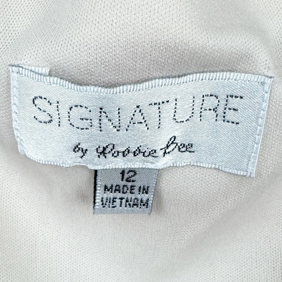 Signature by Robbie Bee Multicolor Midi Geo Print Belted Sleeveless Dress - Picture 8 of 9